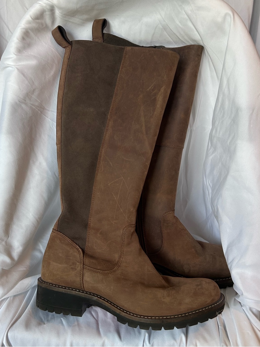 Ecco Elaine Hydromax tall Suede leather Boots